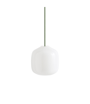 Hay Buoy Glass 200 Pendant, garden green cord