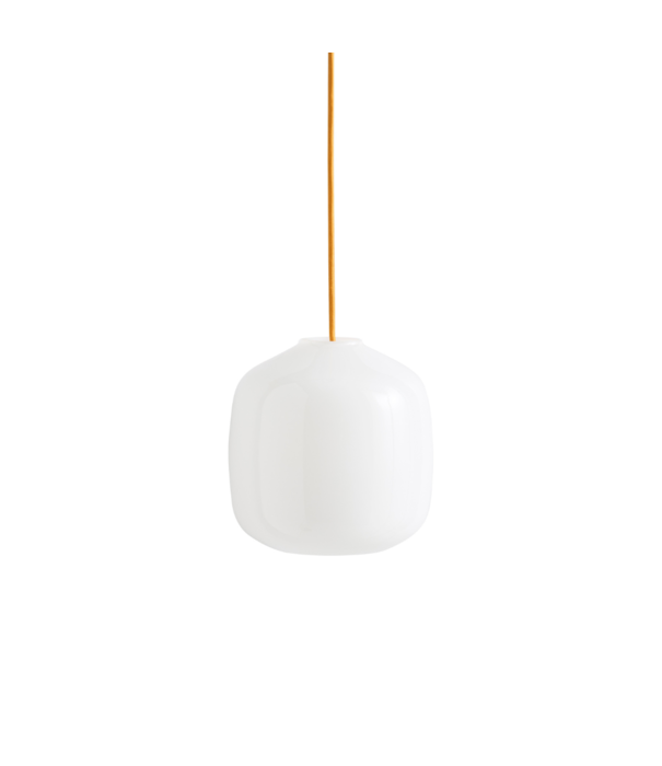Hay  Hay Buoy Glass 200 Pendant white / amber yellow