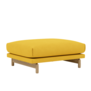 Muuto Rest Poef Hallingdal 457 geel, eiken voet