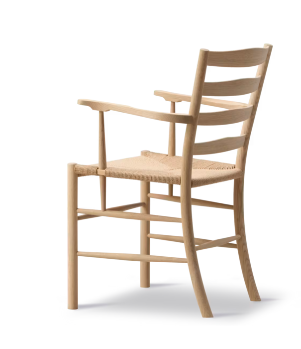 Fredericia  Fredericia Model 3208 Klint Fauteuil gezeept eiken / naturel papiertouw