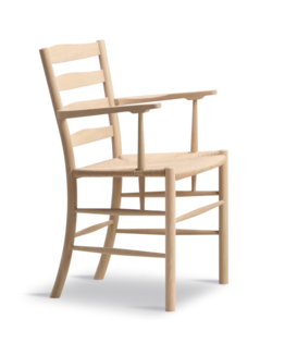 Klint Armchair soaped oak, natural paper cord