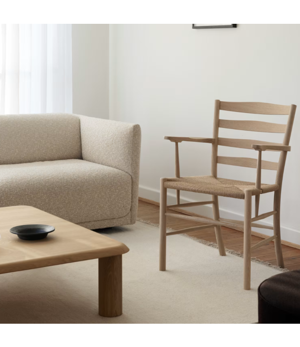 Fredericia  Fredericia Model 3209 Klint Armchair soaped oak / natural paper cord