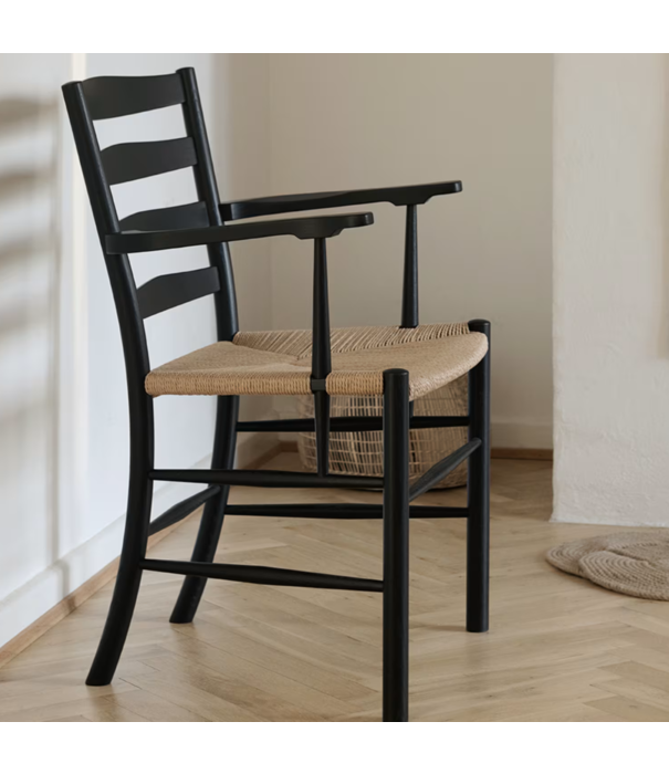 Fredericia  Fredericia Model 3209 Klint Armchair soaped oak / natural paper cord