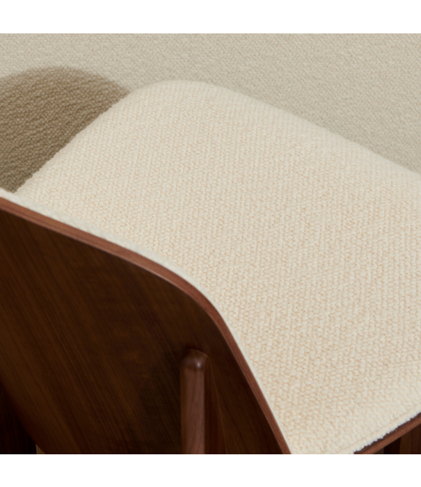 Hay  Hay Chisel Lounge Stoel walnoot, voorkant Volume