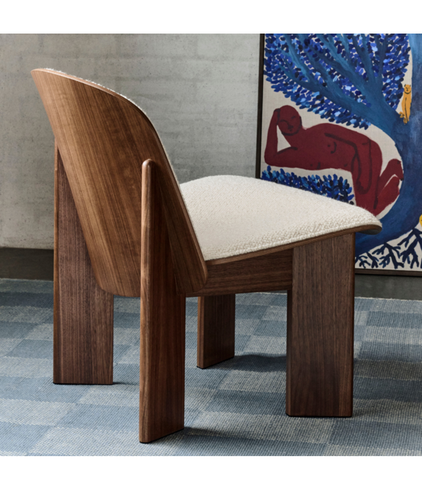 Hay  Hay Chisel Lounge Chair walnut, front Volume