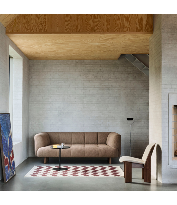 Hay  Hay Chisel Lounge Stoel walnoot, voorkant Volume