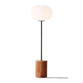Audo JWDA Floor Lamp travertine, bronzed brass