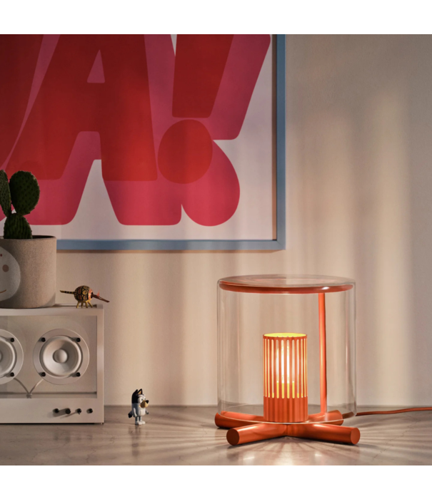 Design House Stockholm  Design House Stockholm Fireplace Lamp orange red
