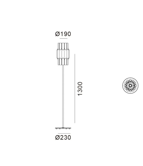 Lyfa  Lyfa Pan Floor Lamp aluminium