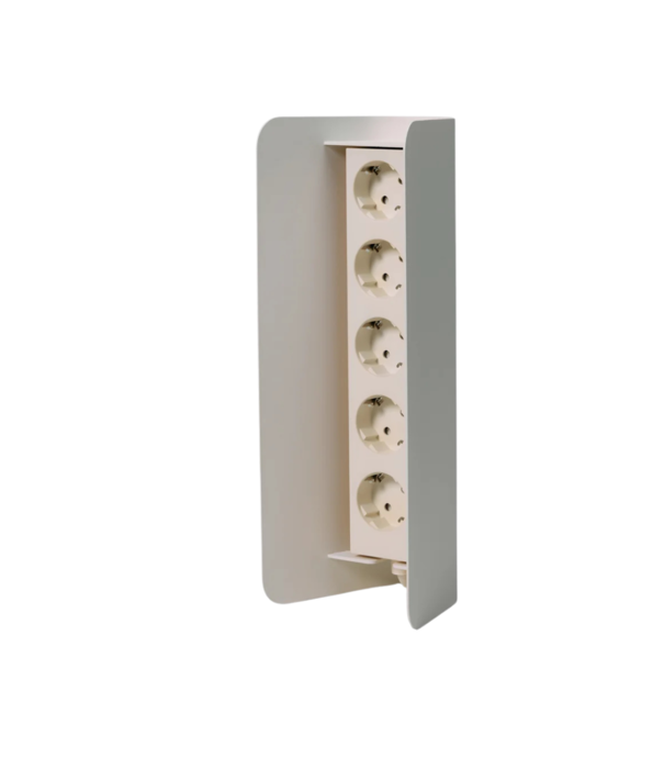 Pedestal Power Shell aluminium