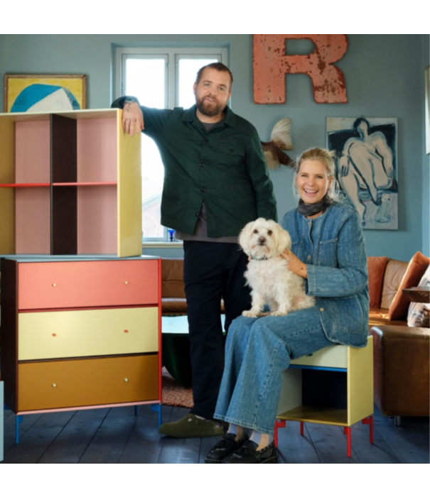 Montana Furniture  Kimpop x Montana Dash Nachtkastje multi-colour