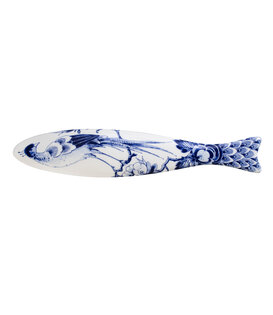 Royal Delft Blue Herring Peacock scales
