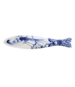Royal Delft Blue Herring Peacock scales
