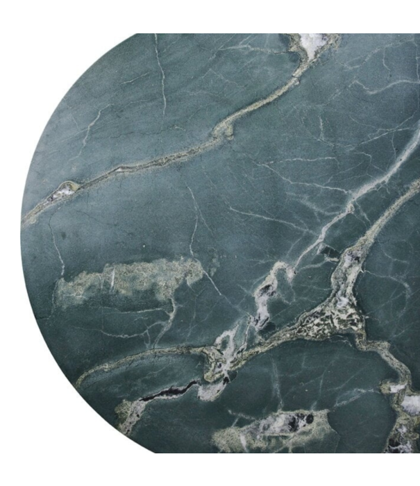 Gubi   Epic Outdoor Dining Table Elliptical, botanic green quartzite