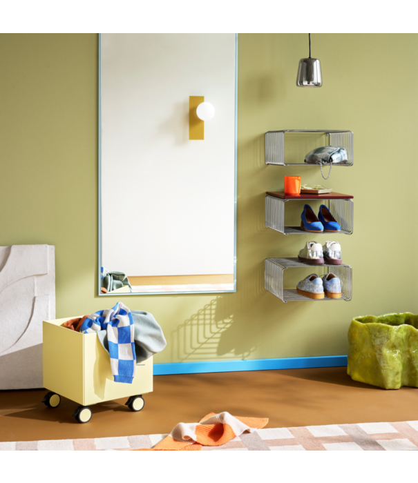 Montana Furniture  Montana Panton Wire Single, Half Height Module Chrome