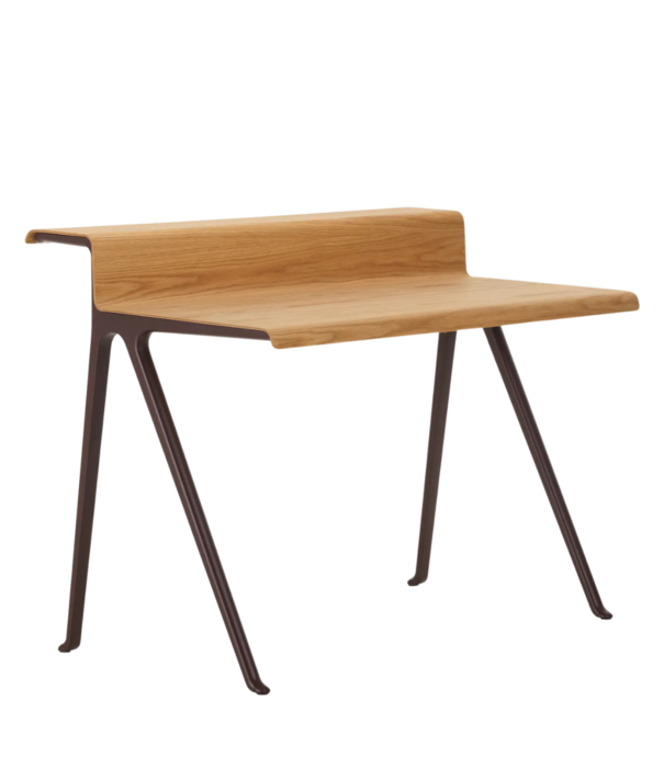Vitra  Vitra Courier Desk light oak, dark bordeaux base