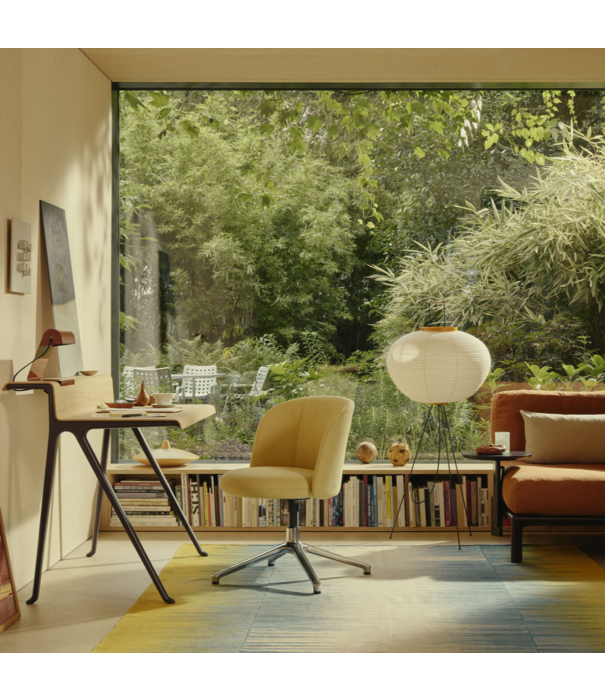 Vitra  Vitra Courier Desk light oak, dark bordeaux base