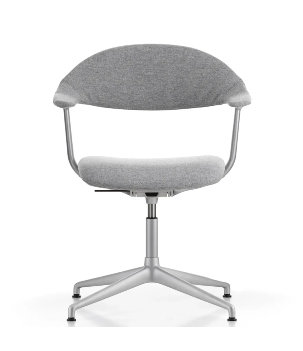Vitra  Vitra Mynt Office Chair upholstered, 4-star base aluminium with gliders