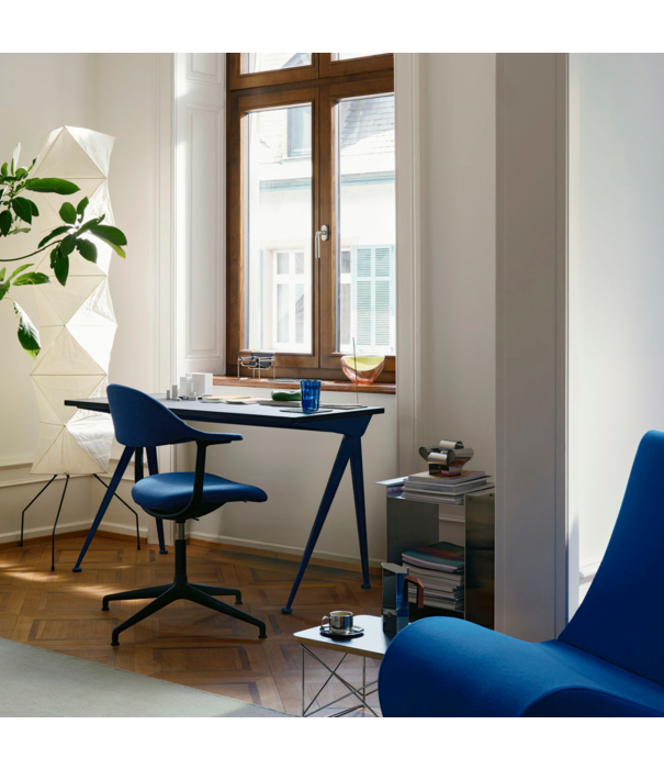 Vitra  Vitra Mynt Office Chair upholstered, 4-star base aluminium with gliders