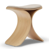 Luno Kruk eiken, beige zitting