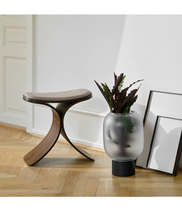 Gejst Gejst Luno Stool dark oak, beige seat