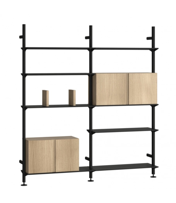 String  Furniture Pira G2  WA  zwart / wandkast