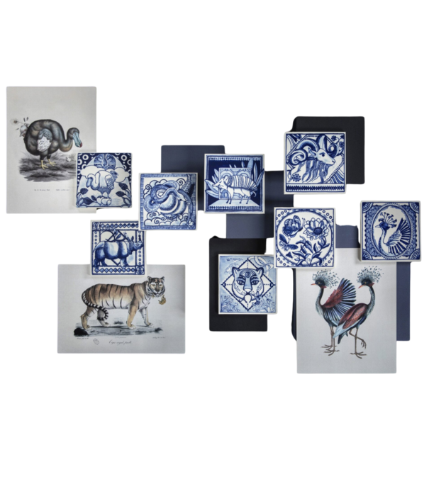 Royal Delft  Royal Delft Tile Extinct Animals, Pogo Goat