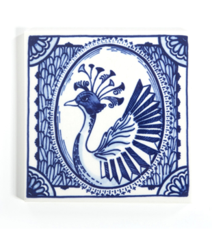 Royal Delft Tile Extinct Animals, Dandelion Cranes