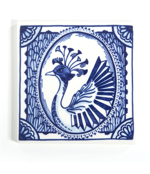 Royal Delft  Royal Delft Tile Extinct Animals, Dandelion Cranes