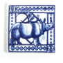 Royal Delft Tile Extinct Animals, Dwerg Nijlpaard