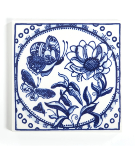 Royal Delft Tile Extinct Animals, Mimic Moth