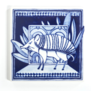 Royal Delft Tile Extinct Animals, Armoured Boar