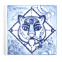 Royal Delft Tile Extinct Animals, Golden Tiger