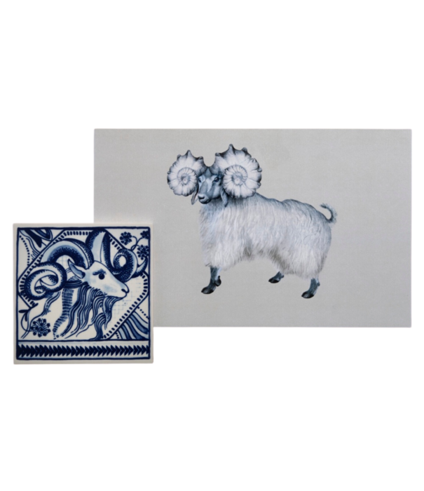 Royal Delft  Royal Delft Tile Extinct Animals, Dandelion Cranes