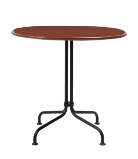 Gubi Carmel Bistro Dining Table Rock Red H74