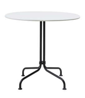 Gubi Carmel Bistro Dining Table Clam White H74