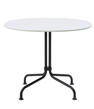 Gubi Carmel Bistro Lounge Table Clam White H63