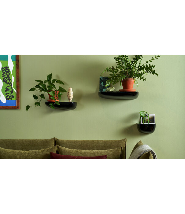 Vitra  Vitra - Corniches Shelves zwart - Set van 3