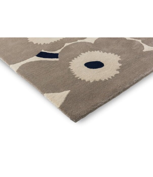 Marimekko Marimekko Unikko Vloerkleed wol greige