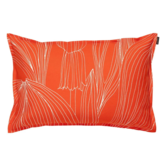 Marimekko Kukat Puhkeavat Kussenhoes tomato - white 40 x 60