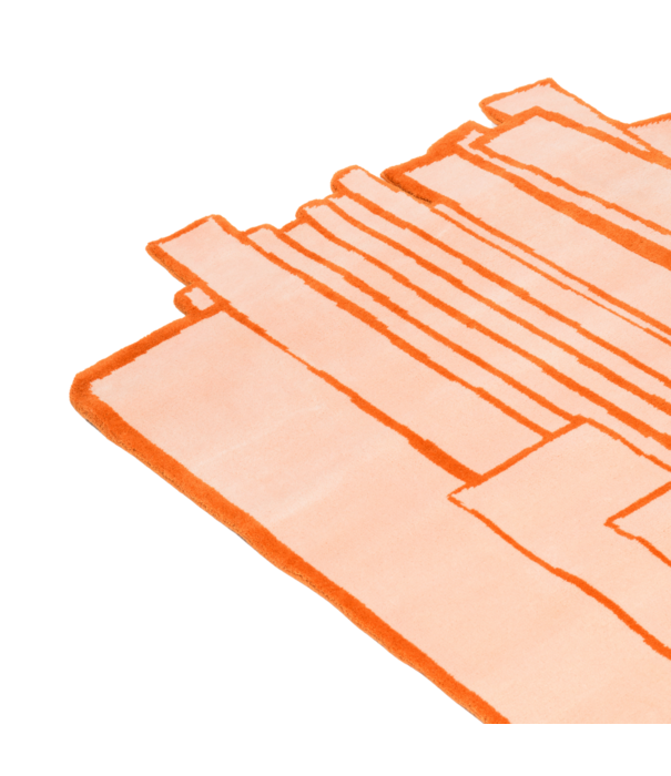 Haus Üger Haus Üger Contour Orange Unique Vloerkleed