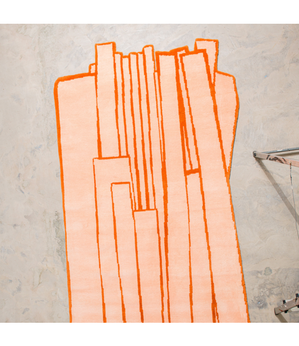 Haus Üger Contour Orange Unique Vloerkleed