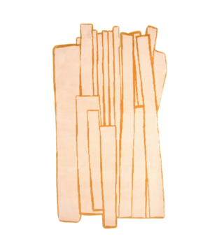 Haus Üger Contour Rose Unique Vloerkleed