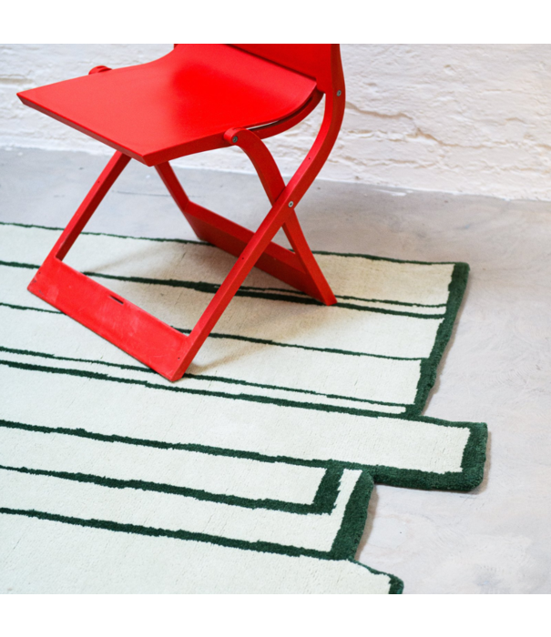 Haus Üger Haus Üger Contour Green Unique Rug