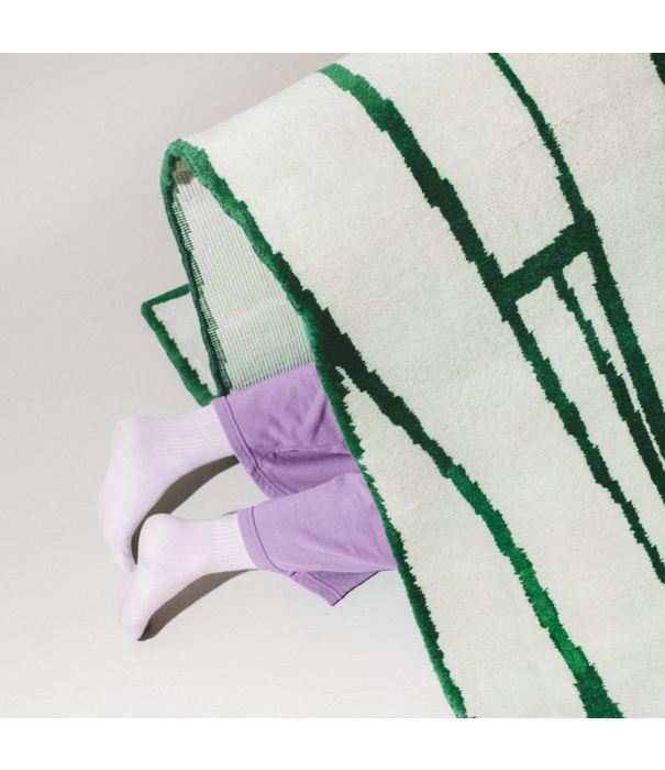 Haus Üger Haus Üger Contour Green Unique Rug