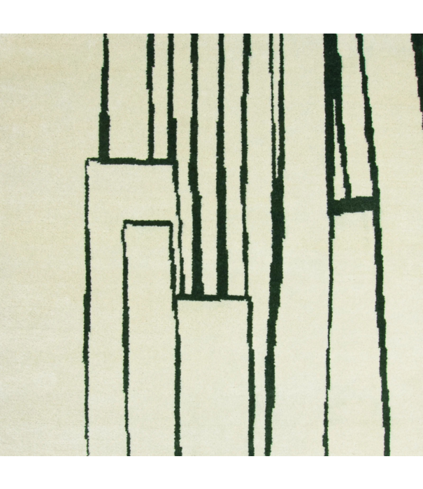Haus Üger Haus Üger Contour Green Unique Rug
