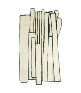 Haus Üger Contour Green Unique Rug