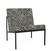 Artek Kiki Lounge Chair black, Artek Zebra fabric