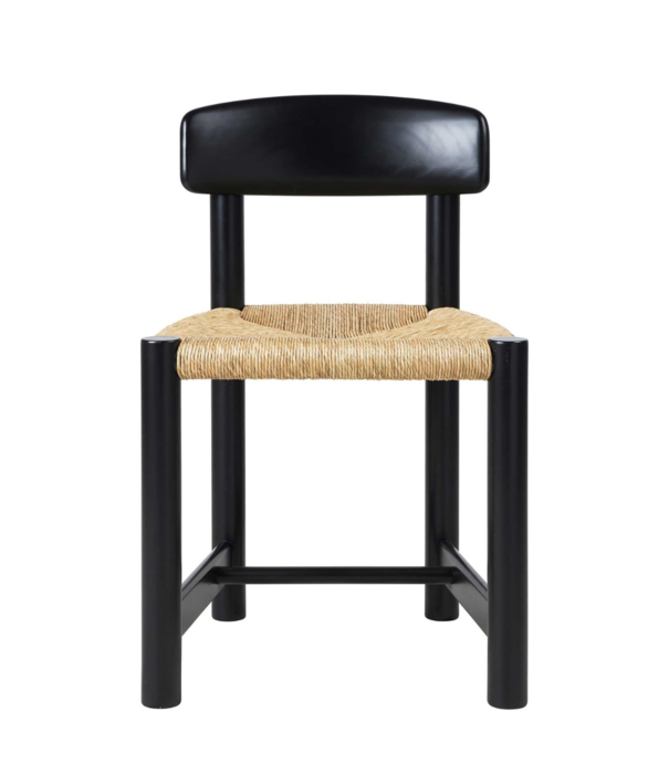 Gubi  Gubi Daumiller Side Chair black pine / paper cord