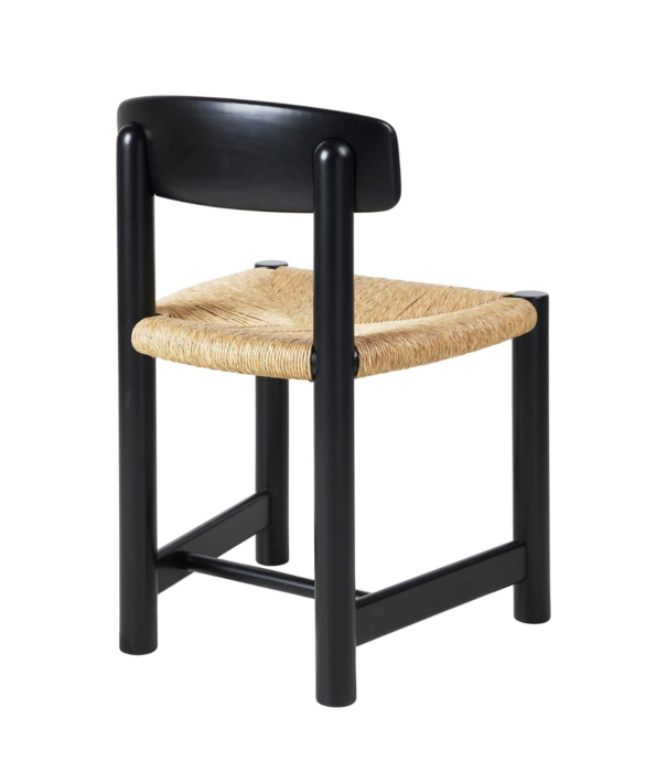 Gubi  Gubi Daumiller Side Chair black pine / paper cord